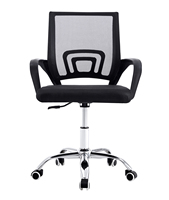 Échantillon Gratuit Chaises de Bureau Abordables Sillas Para Oficina Chaise de Bureau Ergonomique Pivotante en Maille pour Visiteur et Manager