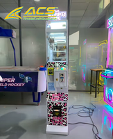 Machine de jeu à griffes américaine personnalisable ACS Source Factory pour centres d'amusement et distributeurs de cadeaux, avec construction en plastique et métal
