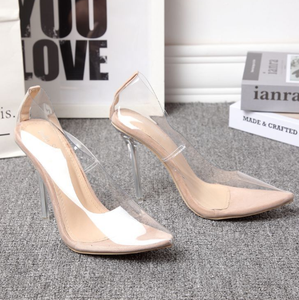 Scarpe da Donna Trasparenti con <span class=keywords><strong>Tacco</strong></span> Alto, Punta <span class=keywords><strong>a</strong></span> <span class=keywords><strong>Spillo</strong></span>, <span class=keywords><strong>Sandali</strong></span> con <span class=keywords><strong>Tacco</strong></span> <span class=keywords><strong>a</strong></span> <span class=keywords><strong>Spillo</strong></span>, Taglia Grande 42 - Product Image 6