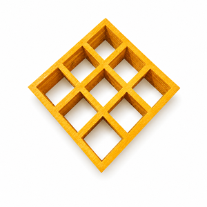Grille en fibre de verre 38x38x38 pour station de lavage de VR - Panneau de sol drainant antidérapant en PRV OEM - Product Image 2