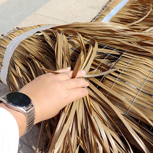 Cuộc Sống hữu ích lâu dài PE PVC thatch mái tổng hợp nhựa nhân tạo thatch mái ngói dây thép gai nhôm lá sửa chữa - Product Image 6
