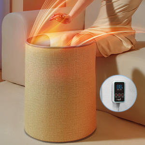 Chauffe-table électrique pliable à panneau infrarouge pour bureau à domicile Chauffe-table d'hiver avec pied Aucun nettoyage nécessaire Fonction étanche - Product Image 1