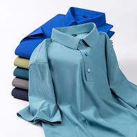 Polo personnalisé pour homme, uniforme d'équipe de course moto, en soie glacée à séchage rapide, manches courtes, tenue de travail pour personnel 4S de concessionnaire