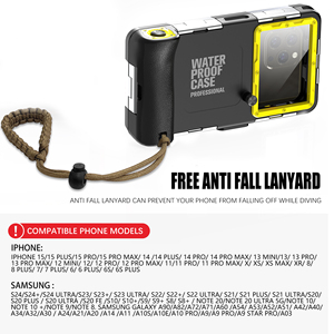 Ventas directas del fabricante Múltiples colores Bajo el agua 15M Universal Dentro de 6,8 pulgadas Cajas de teléfono impermeables de buceo profesional - Product Image 6