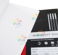 Fabricant fourniture en gros format A4 commande en gros cahiers d'exercices livre de comptoir prix bon marché