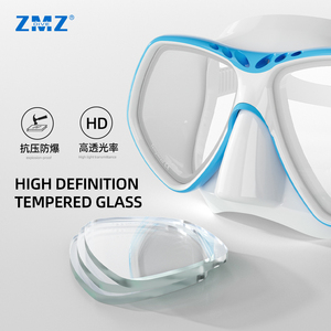 Masker Selam ZMZ DIVE dengan Logo Kustom, Lensa Ganda Kaca Temper, Bersertifikasi CE untuk Snorkeling & Berenang - Product Image 6