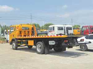 Camión de barrera de fondo plano automático Howo, buen precio, vehículos de rescate, remolque de coche barato - Product Image 3