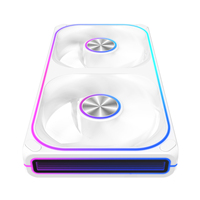 Ventilateurs PWM ARGB Infinity Ruix T2 Blancs 240mm pour Boîtier PC – Système de Refroidissement Monobloc – Nouveau Modèle – Vente Flash