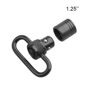 Support de fixation robuste en métal noir LUGER ZW17 pour sangle à deux points (1 po) ou (1,25 po) avec boucle en D (1 pièce) – Accessoire de chasse - Product Image 4