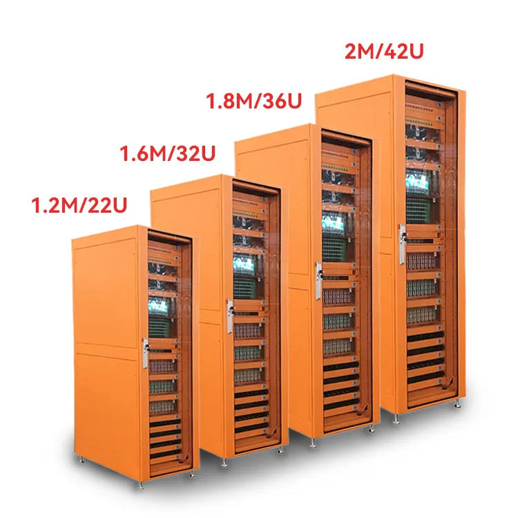 6U 9U 12U19インチデータセンターサーバーラック42Uフロアスタンディングガラスドアネットワークキャビネット