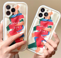 Casing ponsel TPU lembut modis, casing pelindung ponsel tahan guncangan TPU lunak untuk iPhone 14 13 12 11 8 7 6