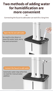 Humidificateur Industriel Grande Capacité, Volume de Brume Élevé, Dix Noyaux, Double Tuyau, Humidification d'Atelier, Atomiseur Connectable à la Robinet, 5000ML/h - Product Image 4