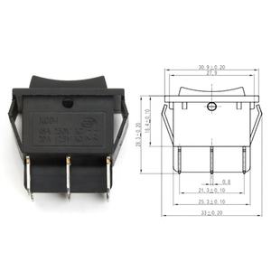 Interrupteur à bascule SPST DPDT 6A/12A 250V AC, équipement électrique, interrupteur à bascule de haute qualité, PCB Leci Rs601, interrupteurs à bascule pour bateau - Product Image 3