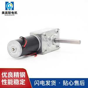 5840-31ZY Micro <b>Worm</b> Gear DC Motor 36V 300 RPM Flange Mount Permanent Magnet Brushed Totally Enclosed - Product Image 2