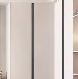 Matériel d'armoire de chevet en alliage d'aluminium sans fente en forme de L épaissi Conception simple moderne pour l'utilisation de la garde-robe Renforcer - Product Image 3