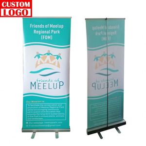 Soporte de Banner Enrollable de Aluminio en Oferta, Exhibición Publicitaria Retráctil para Pósteres de Cualquier Tamaño para Eventos, Celebraciones, Cumpleaños y Festivales - Product Image 1