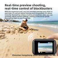 Caméra sportive magnétique, avec écran tactile et WIFI, 1080P ou 4K, équipée d'un boîtier de charge, indispensable pour les voyages et la prise de vue d'animaux