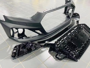 ชุดแต่งตัวถังรถยนต์สำหรับ <span class=keywords><strong>Audi</strong></span> <span class=keywords><strong>A5</strong></span> S5 B9.5 ปี 2020-2024 ชุดกันชนหน้าแบบอัพเกรด Facelift สไตล์ RS5 พร้อมกระจังหน้า - Product Image 3