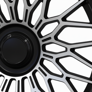 Jantes en aluminium forgées sur mesure de 20, 21 et 22 pouces, design Snowflake Mesh, face usinée, pour G Wagon SUV - Product Image 3