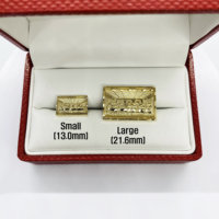 Duyizhao Boucles d'oreilles en laiton plaqué or 14 ct Jesus Last Supper pour hommes/femmes Bijoux unisexes