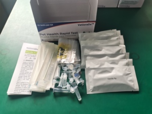 Kit de Prueba Rápida de Amylóido (SAA)-FSAA en Suero Felino para Mascotas, Biomarcador de Inflamación Veterinaria para Gatos, Uso Diagnóstico, VetioraDx - Product Image 1