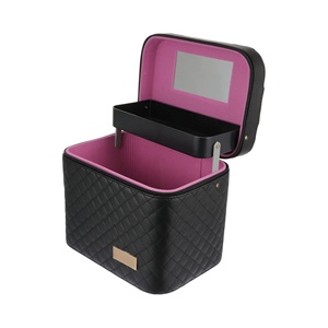 Valise de voyage en PU grande capacité pour cosmétiques et maquillage – Vente en gros - Product Image 1