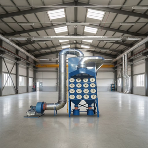 Nuovo Filtro Industriale ad Aghi Antistatico Resistente alle Alte Temperature, Membrana Rivestita per Sacchi Collettori di Polvere con Telaio - Product Image 2