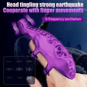 9 Frequency Stimulator Octopus Finger Masturbation AV <b>Vibrator</b> Toy For Adult - Product Image 2