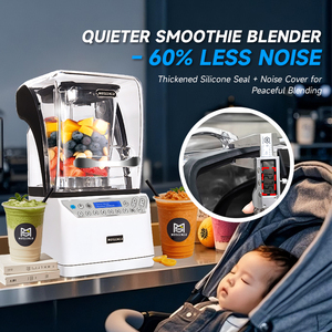 Moseener Heavy Duty 3-in-1 thương mại Smoothie Máy xay sinh tố đa chức năng máy ép trái cây xử lý thực phẩm Anh cắm điện nguồn - Product Image 2