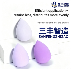 3 in 1 Purple Blending Sponge <b>Bundle</b>- purple waterdrop shape blending sponges*3 - Product Image 2