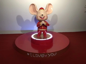 Decoración Personalizada de Fábrica para Parques Temáticos, Estilo <span class=keywords><strong>Chinatown</strong></span>, Astronauta de Resina, Impermeable, Pintado a Mano, Animal Grande para Exteriores - Product Image 3