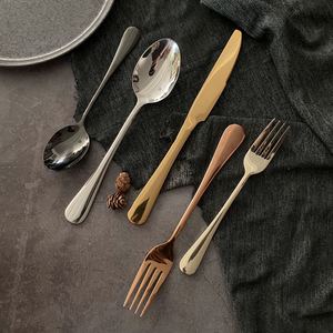 Hot bán sang trọng 1010 thép không gỉ 24 cái vàng thiết lập dao kéo bạc với Hộp Quà Tặng trường hợp bán buôn - Product Image 6