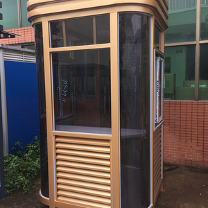 Kiosque <span class=keywords><strong>de</strong></span> salle <span class=keywords><strong>de</strong></span> garde en acier inoxydable Sécurité extérieure préfabriquée pour les parkings <span class=keywords><strong>de</strong></span> villa Rues commerciales Maisons en conteneur - Product Image 3