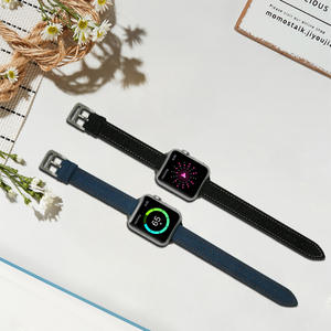 Nuovo semplice alla moda ed elegante orologio <span class=keywords><strong>Apple</strong></span> adatto per Iwatch 5 6 7 8 9 <span class=keywords><strong>SE</strong></span> generazione cinturino in tela - Product Image 3