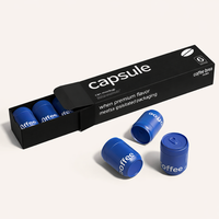 Caja de Cápsulas de Café con Cajón Deslizable de Papel Ecológico de Grado Alimenticio Personalizada, Caja Rígida para Cápsulas de Café