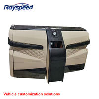 Cloison de séparation de luxe RS, écran de télévision 32 pouces, accessoires intérieurs de voiture en cuir PU, conversion de fourgonnette V-Class W447, personnalisé RS-G003