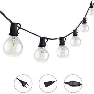 REEHAND EU220V G4 <span class=keywords><strong>guirlande</strong></span> de lampes en tungstène 50FT LED <span class=keywords><strong>rideau</strong></span> <span class=keywords><strong>guirlande</strong></span> <span class=keywords><strong>lumineuse</strong></span> IP44 blanc chaud jardin scène fête festive 1 an - Product Image 3