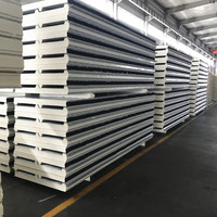 Panneau de toiture sandwich en PU, revêtement métallique isolé pour atelier d'usine et bâtiment de stockage