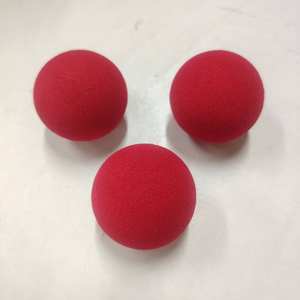 Bola Penggiling Busa Karet NBR Elastis Tinggi Merah untuk Anak-Anak, Spons Senyap untuk Latihan Poles, Anti-Guncangan, Dekoratif, Pemotongan Khusus - Product Image 5