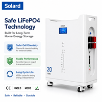 Monitor WiFi Inteligente Solard de 16 kWh para Apartamentos Modernos, Sistema de Almacenamiento de Energía Solar de Alto Rendimiento y Calidad Superior