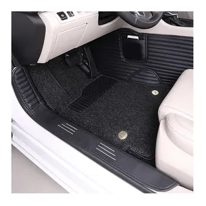 New Style Double Layer Durable Waterproof 5d Leather Car Floor Mats For Cadillac BMW Mercedes-Benz Speedton Lavida