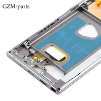 Cadre intermédiaire pour Samsung Galaxy Note 10+ Plus, cadre avant, boîtier avec adhésif