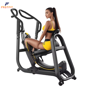 Firstfit cardio 5 niveles de resistencia levantamientos de piernas altas entrenamiento de cadera y piernas stepper curvo deslizamiento rendimiento elíptico entrenador - Product Image 1