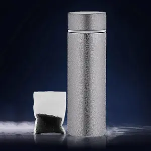 Soudron Antibacteriële Zilveren Titanium Waterfilter Fles Ag Geladen Titanium Waterfilter Kolf
