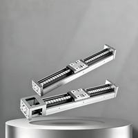 QIANRUI CFK50 Sistema de Guía Lineal CNC de Alta Precisión en Aleación de Aluminio-Magnesio, Módulo Robótico con Rodamiento de Bolas y Tornillo de Bolas, 6 kg