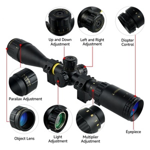 Lunette de chasse OEM d'usine <span class=keywords><strong>4</strong></span>-16x44 AOEYS avec point rouge et laser, éclairage latéral, en aluminium 6061-T6 usiné CNC - Product Image 2