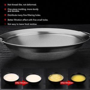 Ensemble de passoires et cuillères passoires à long manche pour cuisine, passoire pour fondue, en acier inoxydable 304 - Product Image 4