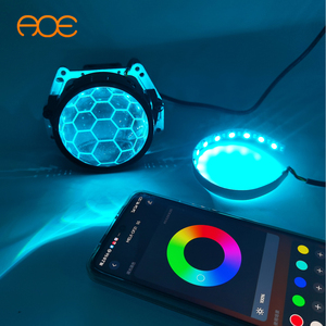 Phổ quát phù hợp cho bi led Xenon ống kính máy chiếu srgba mắt quỷ đuổi màu 360 RGB mắt quỷ - Product Image 6