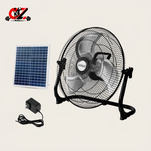 Ventilador Solar Recargable de Alta Calidad CZ, Ajustable en Múltiples Niveles, Impermeable para Acampar, Duradero para Uso Doméstico, Personalizable - Product Image 1
