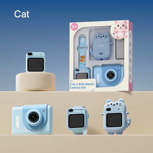 Set Orologio Fotocamera Mini Cartoon 3-in-1 con 180 Funzioni °   Scatola Regalo Raffinata con Lente Rotante e Touchscreen per Bambini, Vendita all'Ingrosso dalla Fabbrica - Product Image 6